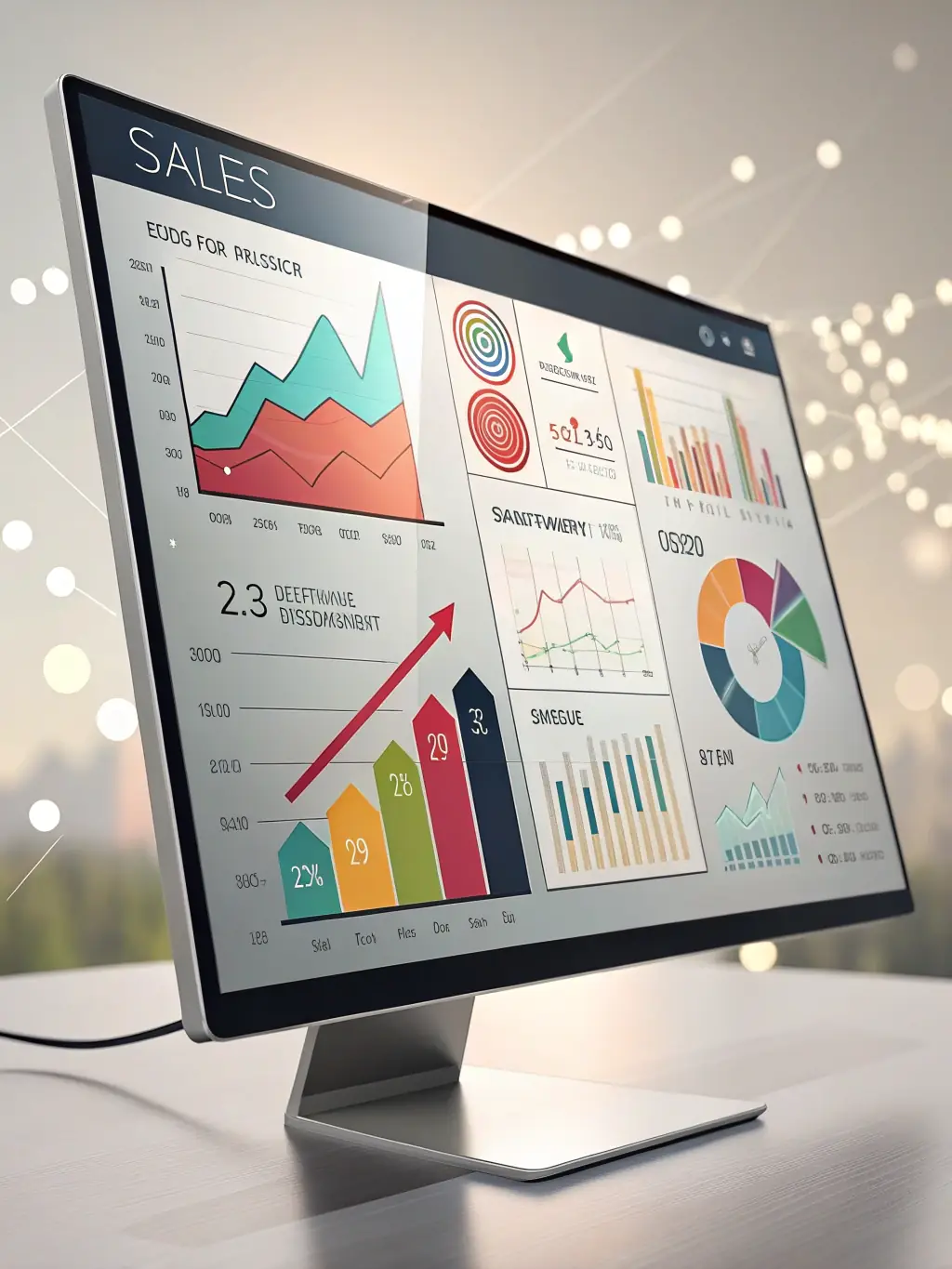 A detailed illustration depicting the Intelligence Layer of ChannelX Foundry, showcasing data analytics dashboards, predictive algorithms, and real-time insights for informed decision-making in retail supply chain management.