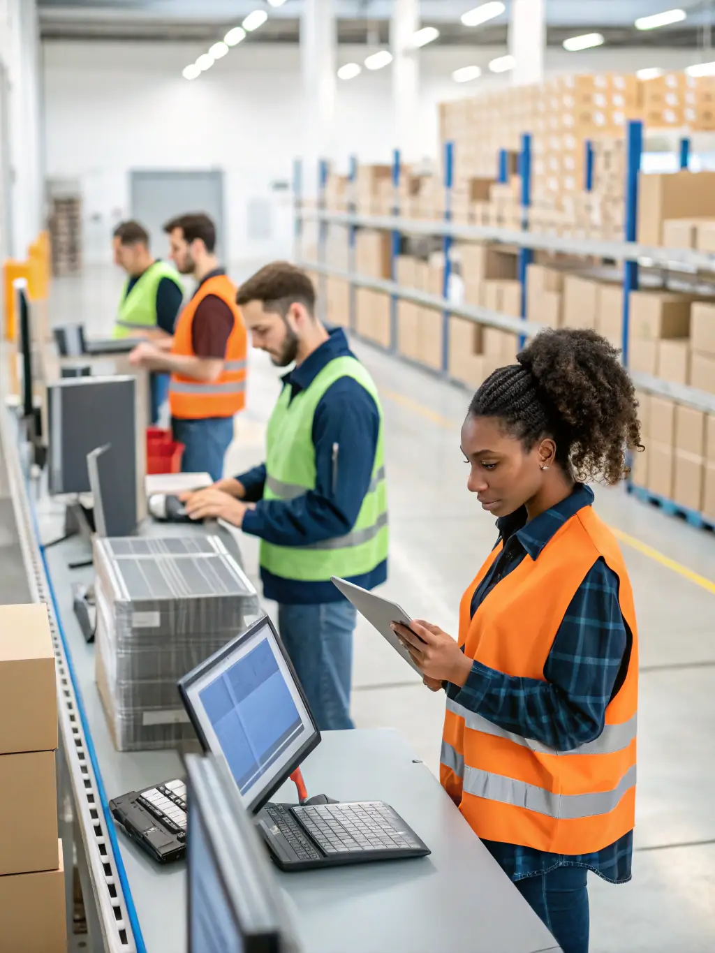 A graphic showcasing the Execution Layer of ChannelX Foundry, focusing on real-time tracking, order fulfillment, and delivery management for efficient and reliable retail supply chain operations.